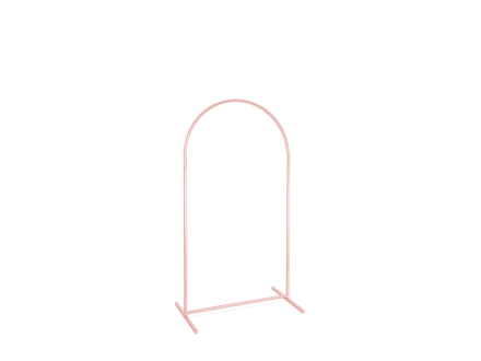 Backdrop stand, mini arch, dusty pink, 80x150 cm