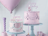 Foil Balloon Heart, 45cm, purple