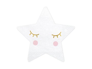 Napkins Little Star - Star, 16x16cm (1 pkt / 20 pc.)