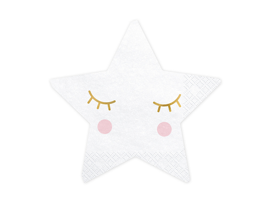 Napkins Little Star - Star, 16x16cm (1 pkt / 20 pc.)