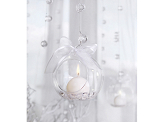 Glass balls - candleholder, 10cm (1 pkt / 4 pc.)