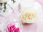 Glass balls - candleholder, 10cm (1 pkt / 4 pc.)