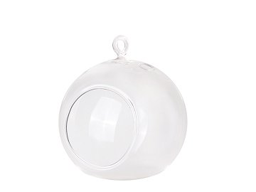 Glass balls - candleholder, 10cm (1 pkt / 4 pc.)
