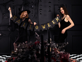 Banner Halloween, black, 20x175 cm
