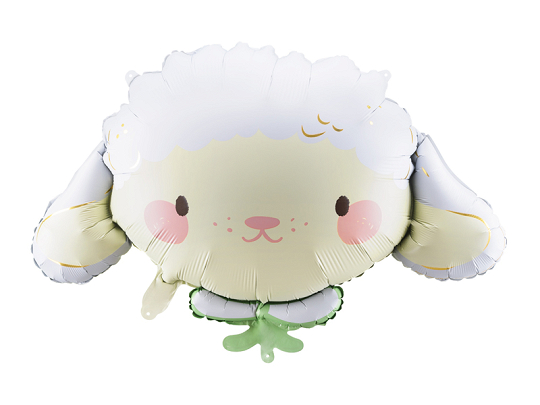 Foil balloon Sheep, 87x57.5 cm, mix
