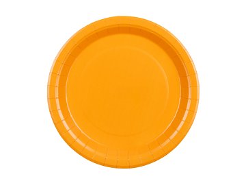 Paper Plates, light orange, 23 cm (1 pkt / 6 pc.)