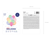 Strong Balloons 27cm, Pastel Mix (1 pkt / 10 pc.)