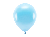 Eco Balloons 26cm metallic, light blue (1 pkt / 10 pc.)