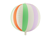 Foil balloon Striped Ball, 75 cm, mix