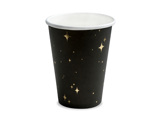 Cups, black, 260 ml (1 pkt / 6 pc.)