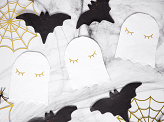 Paper decorations - Spiderwebs, gold (1 pkt / 3 pc.)