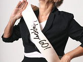 Happy 60 Sash, cream, 76 cm