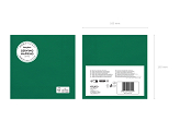 Paper Napkins, dark green, 33x33 cm (1 pkt / 20 pc.)