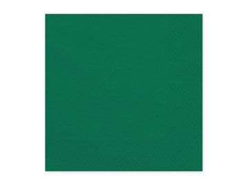 Paper Napkins, dark green, 33x33 cm (1 pkt / 20 pc.)