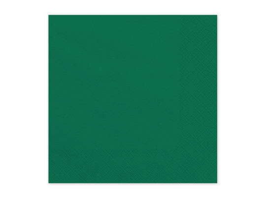 Paper Napkins, dark green, 33x33 cm (1 pkt / 20 pc.)
