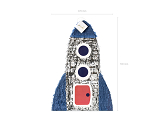 Pinata - Rocket, 45.5x69.5x14cm