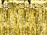 Party curtain, gold, 100x200cm
