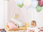 Foil balloon Hare, 67x88 cm, mix