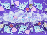 Banner Happy Birthday, iridescent, 16.5x62cm