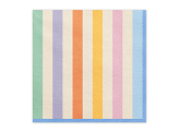 Napkins Stripes, 33x33 cm, mix (1 pkt / 20 pc.)