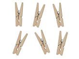 Wooden Pegs, natural wood (1 pkt / 10 pc.)