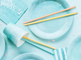 Paper straws Summer time, 19.5cm (1 pkt / 10 pc.)