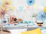 Paper straws Summer time, 19.5cm (1 pkt / 10 pc.)