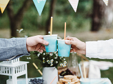 Paper straws Summer time, 19.5cm (1 pkt / 10 pc.)