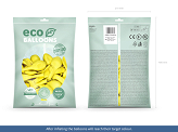 Eco Balloons 30cm pastel, yellow (1 pkt / 100 pc.)