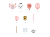 Balloon bouquet Cat, pink, 83x140cm