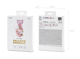 Balloon bouquet Cat, pink, 83x140cm