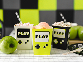 Boxes for popcorn Play, 7x7x12 cm, mix (1 pkt / 6 pc.)