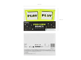 Boxes for popcorn Play, 7x7x12 cm, mix (1 pkt / 6 pc.)