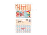 Seal Invitations, 8.5 x 18.5 cm, mix (1 pkt / 6 pc.)