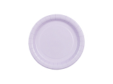 Paper Plates, lavender, 18 cm (1 pkt / 6 pc.)