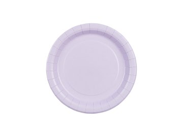 Paper Plates, lavender, 18 cm (1 pkt / 6 pc.)