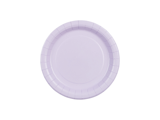 Paper Plates, lavender, 18 cm (1 pkt / 6 pc.)