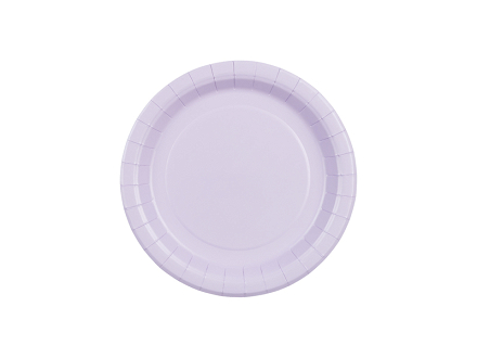 Paper Plates, lavender, 18 cm