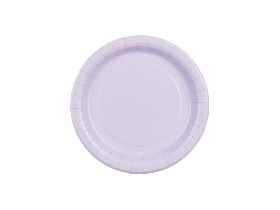 Paper Plates, lavender, 18 cm (1 pkt / 6 pc.)