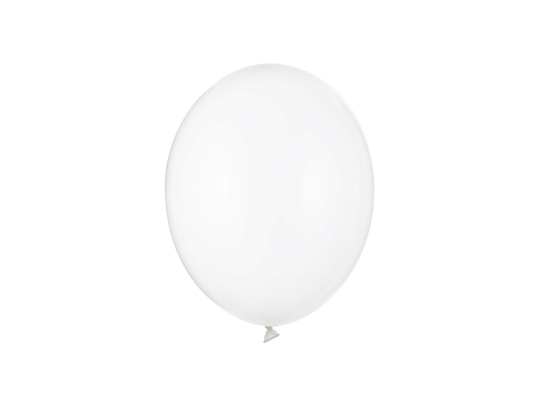 Strong Balloons 23cm, Crystal Clear (1 pkt / 100 pc.)