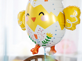 Foil balloon Chick, 78.5x64.5cm, mix