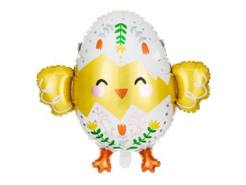 Foil balloon Chick, 78.5x64.5cm, mix