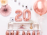 Foil Balloon Number ''2'', 35cm, rose gold