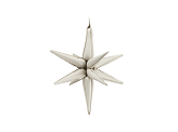 3D foil balloon Star, 50cm, beige