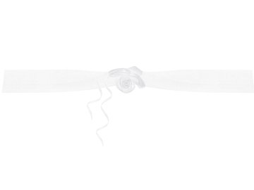 Organza garlands, white, 1.8m (1 pkt / 2 pc.)
