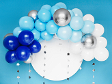 Balloon garland - blue, 200cm (1 pkt / 60 pc.)