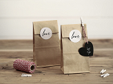 Treat bags, kraft (1 pkt / 6 pc.)