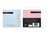 Paper napkins Happy Birthday, mix, 33x33 cm (1 pkt / 12 pc.)