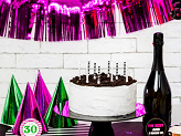 Holographic party hats, mix, 16cm (1 pkt / 20 pc.)