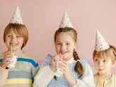 Hats Confetti, 16 cm, mix (1 pkt / 6 pc.)